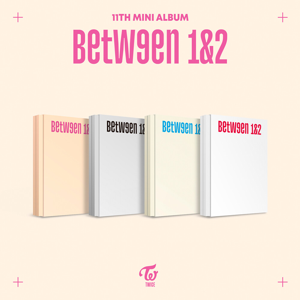TWICE / BTS / IZ*ONE CDセット TWICE BetWeen 1&2 11th Mini Album 4SET CD+Photobook+Photocard+Etc+