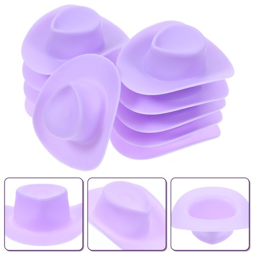 10 Pcs Mini Cowboy Hat Dekoration Mann Baby Zubehör Für Miniaturpuppen - Bild 11 von 12