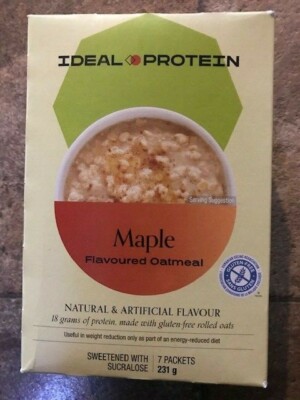 Ideal Protein maple Oatmeal  BB 03/31/2027 or later