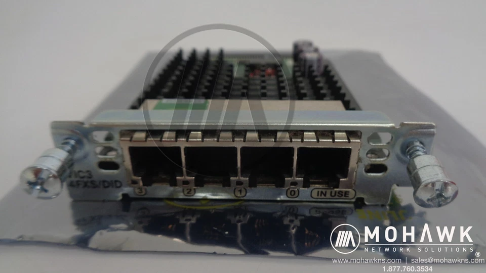 NOB CISCO VIC-4FXS/DID 4-PORT High Density Voice Fax Interface Module FXS Foto 2 de 2