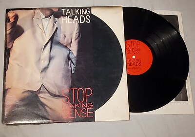 Talking Heads Stop Making Sense LP Pyscho Killer 1984 Sire 1-25186 red label VG+