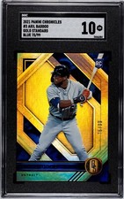 2021 Panini Chronicles Gold Standard #3 Akil Baddoo BLUE /99 SGC 10 RC