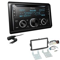 Pioneer Autoradio CD Bluetooth USB Einbauset FüR Dacia Dokker Ab 2012 Schwarz