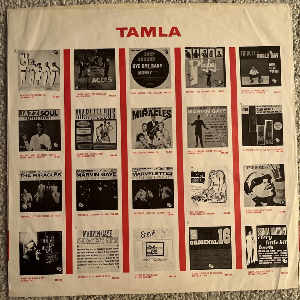 The Fabulous Miracles - VG Vinyl LP - 1963 T 238 Mono Tamla- Smokey Robinson - Image 3 of 4