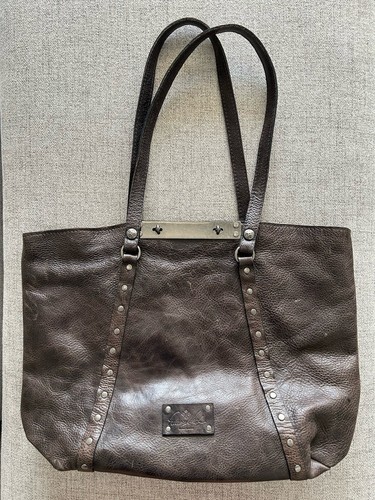Patricia Nash Benvenuto Studded Distressed Leather Tote