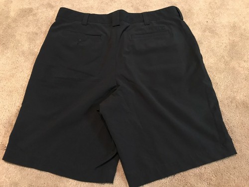 Cutter & Buck Dry Tec Mens Blue Golf Dress Shorts Size 32 x 9.5 - Near Mint - Picture 7 of 12