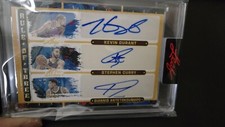 2023 STEPHEN CURRY/KEVIN DURANT/GIANNIS ANTETOKOUNMPO AUTO LEAF RULE OF 3 #1/1!