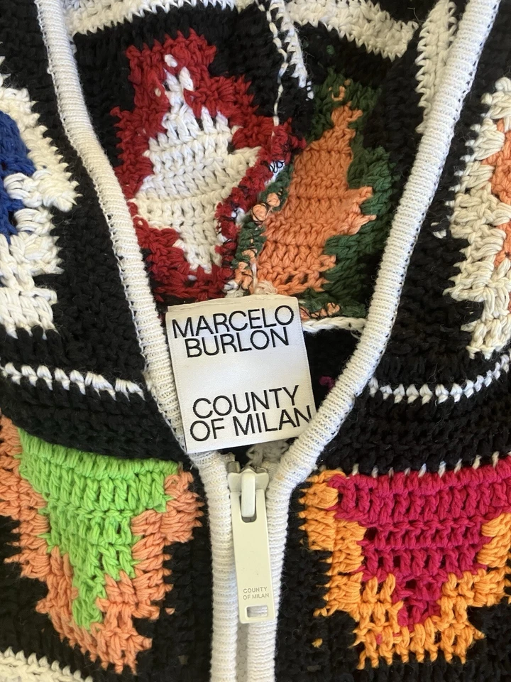 Marcelo Burlon连帽衫*罕见* — 第 3/4 张图片