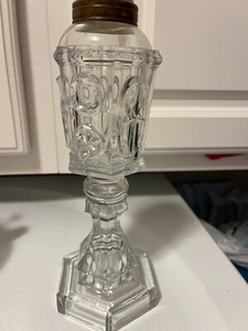 Beautiful moon and stars whale oil lamp