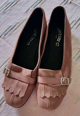 Superflex Damen Slipper Gr. 38 altrose Velourleder,  ungetragen!