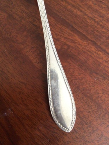 Set 6 Walker & Hall Sterling Silver Dessert Spoons - Feather Edge 315g - superb - Picture 6 of 8