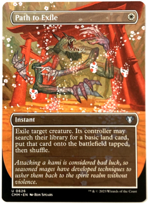 mtg commander masters chase cards MTG Path to Exile *BORDERLESS* Commander Masters 0626 Pack Fresh