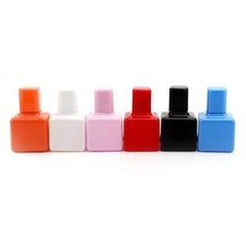 30ml Empty Glass Perfume Bottle - Square Solid Colours
