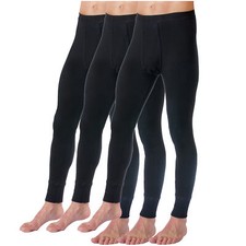 HERMKO Herren lange Unterhose 3x Bio-Baumwoll...