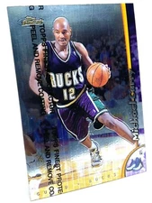 Michael Curry #108 w/Protector Topps Finest NBA Milwaukee Bucks FAST SHIPPING!