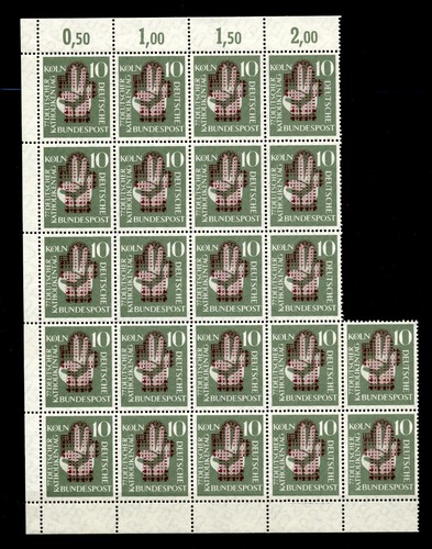 Bund / BRD Mi. 239, **, 22er-Bogenteil