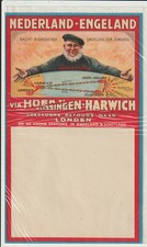 HOEK OF HOLLAND - HARWICH - c.1935 COLOUR HEADED NOTEPAPER-UNUSED