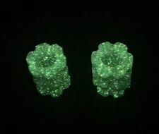 Galaxy Glow Textured Knife Bead, Lanyard Bead, 2 Pack, EDC, Glow In The Dark