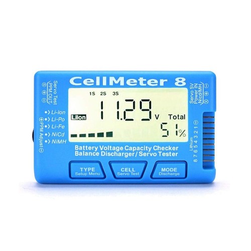 Digital Battery Capacity Checker For NiMH Nicd LiFe LiPo Li-ion Battery Meter - Picture 18 of 22