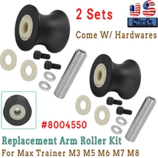 2X Wheel Replacement Arm Roller 8004550 For Bowflex Max Trainer M3 M5 M6 M7 M8