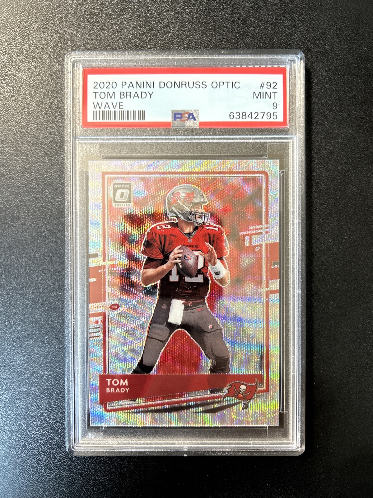 Tom Brady 2020 Panini Donruss Optic #92 Wave 83/199 PSA 9 Mint TB Buccaneers