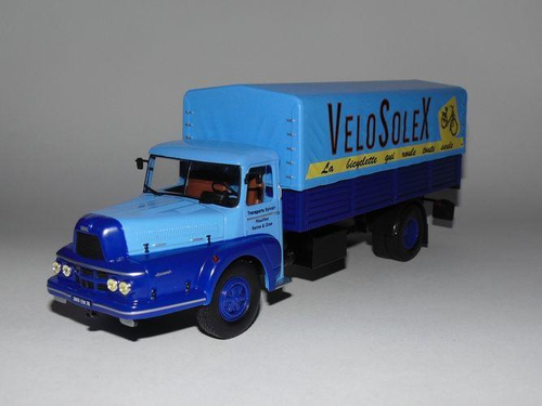 Miniature Camion Unic ZU Izoard VéloSolex 1/43 – Modèle Collector En Métal Ixo Hachette