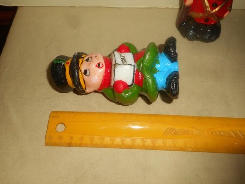 Vintage Wax Christmas Candles Caroler & Toy Soldier Figures INTERPUR Korea Nos - Picture 10 of 12