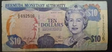 2000 Bermuda 10 Dollars P52a C2-692506.