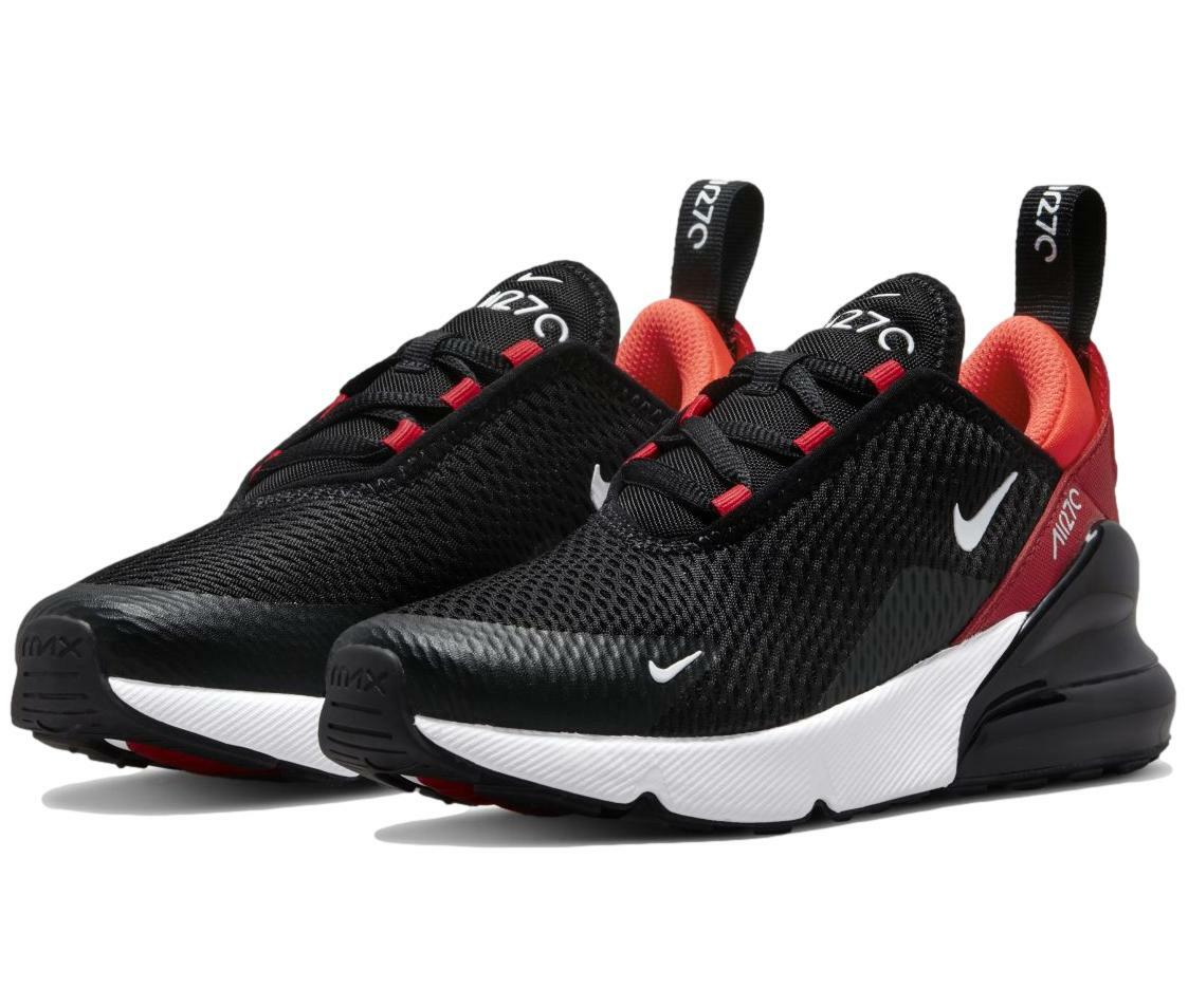 Nike Little Kids\u0026#039; Air Max 270 (PS) \u0026#039;Black White University  Red\u0026#039; Shoes AO2372-025 | eBay