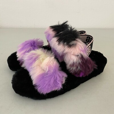 UGG Womens Oh Yeah Tie Dye Slide Slipper Magnolia Size