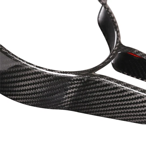 Real Carbon Fiber Steering Wheel Trim For Porsche 718 911 Cayenne Macan Panamera - Picture 12 of 12