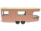 Vtg Matchbox Lesney Trailer Caravan #23 1965 Diecast Made In England Pink