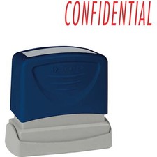 Sparco, SPR60021, CONFIDENTIAL Red Title Stamp, 1 Each