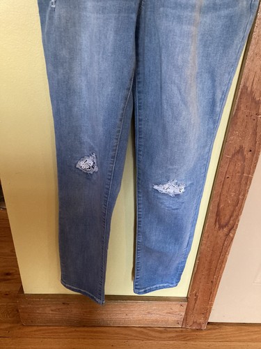 Girls SO Blue Jean White Lace Accents Overalls Size 16 - NWT - Picture 3 of 10