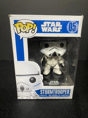 FUNKO POP ! STORMTROOPER 05 SERIES 1 STAR WARS DAMAGED BOX VINYL BOBBLEHEAD