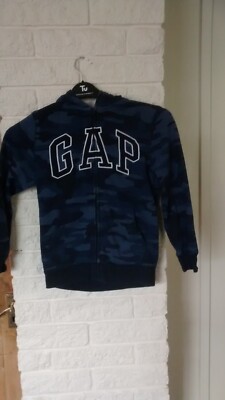 Gap Kinder Hoodie Blau. Medium für 8 bis 9 Jährige