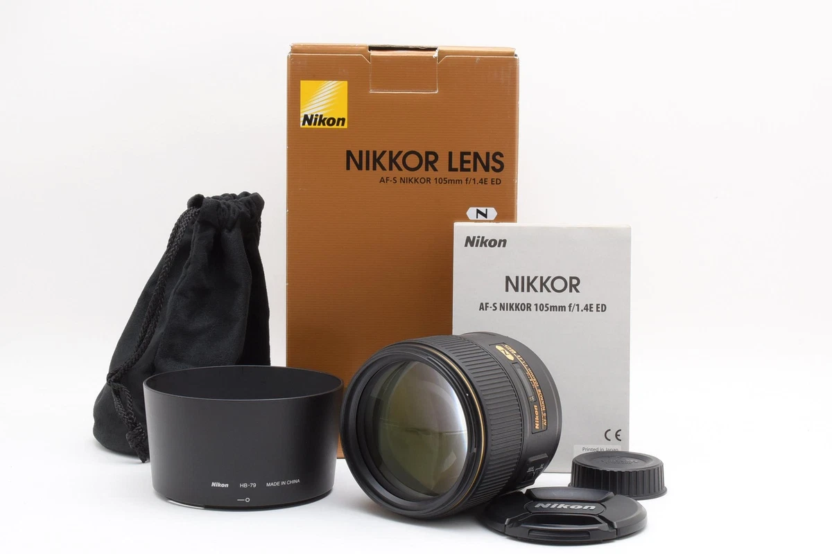 Nikon NIKKOR AF-S 105mm f/1.4 Camera Lenses for sale - eBay