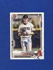2021 Bowman Draft Chad Patrick #BD-51 RC Signed Auto Autograph CC