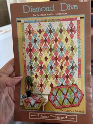 Diamond Diva quilt pattern by Anka's Treasures By Heather Peterson