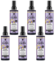 6X Schwarzkopf Gliss Express-Purple-SpüLung Blonde Perfector HaarspüLung 200Ml