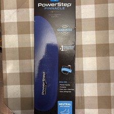 PowerStep Pinnacle Insoles Inserts G Mens 11-11.5 Neutral Arch Full Length