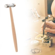 Watch Repair Hammer with Wooden Handle Tools Hand Sturdy