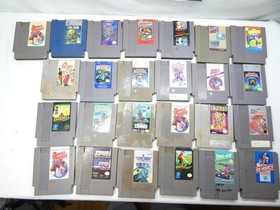 Nintendo NES Lot of 25 Untested Super Mario Duck Hunt Yo! Noid Sesame Street
