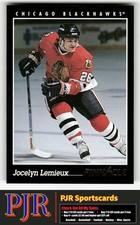 Jocelyn Lemieux 1993-94 Pinnacle #302 Chicago Blackhawks