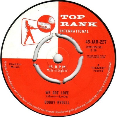 Bobby Rydell - We Got Love - Used Vinyl Record 7 - G8100z