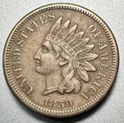 1859 INDIAN CENT  XF DETAILS  #1378