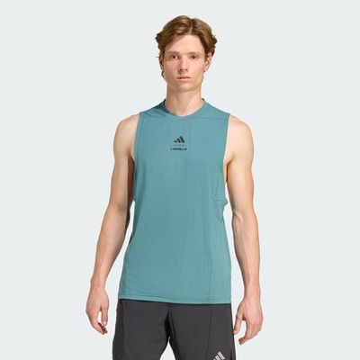 adidas Les Mills Graphic Tank Top Preloved Teal Japan size KD4347