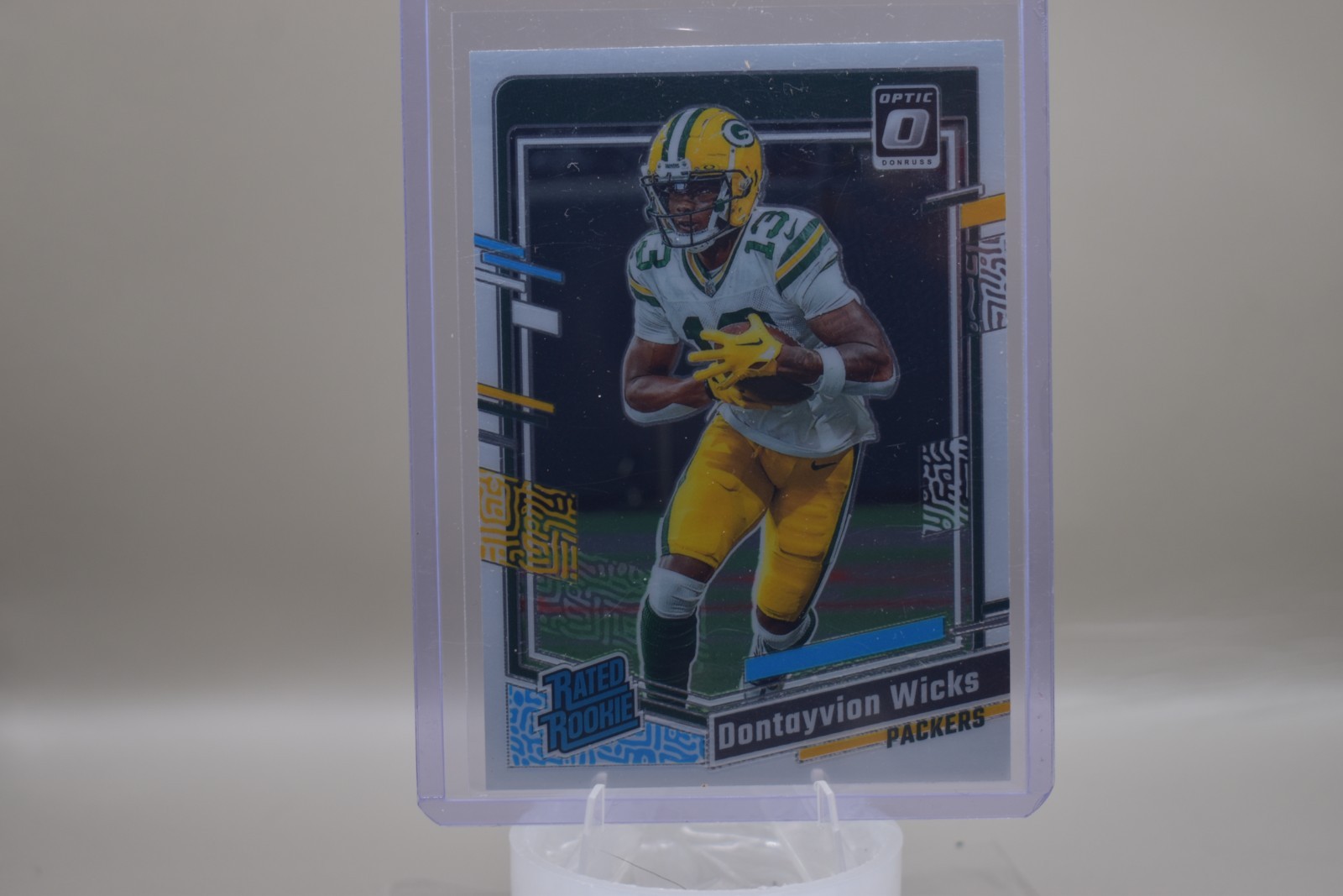 2023 Panini Donruss Optic - Rated Rookie Dontayvion Wicks #249 (RC)