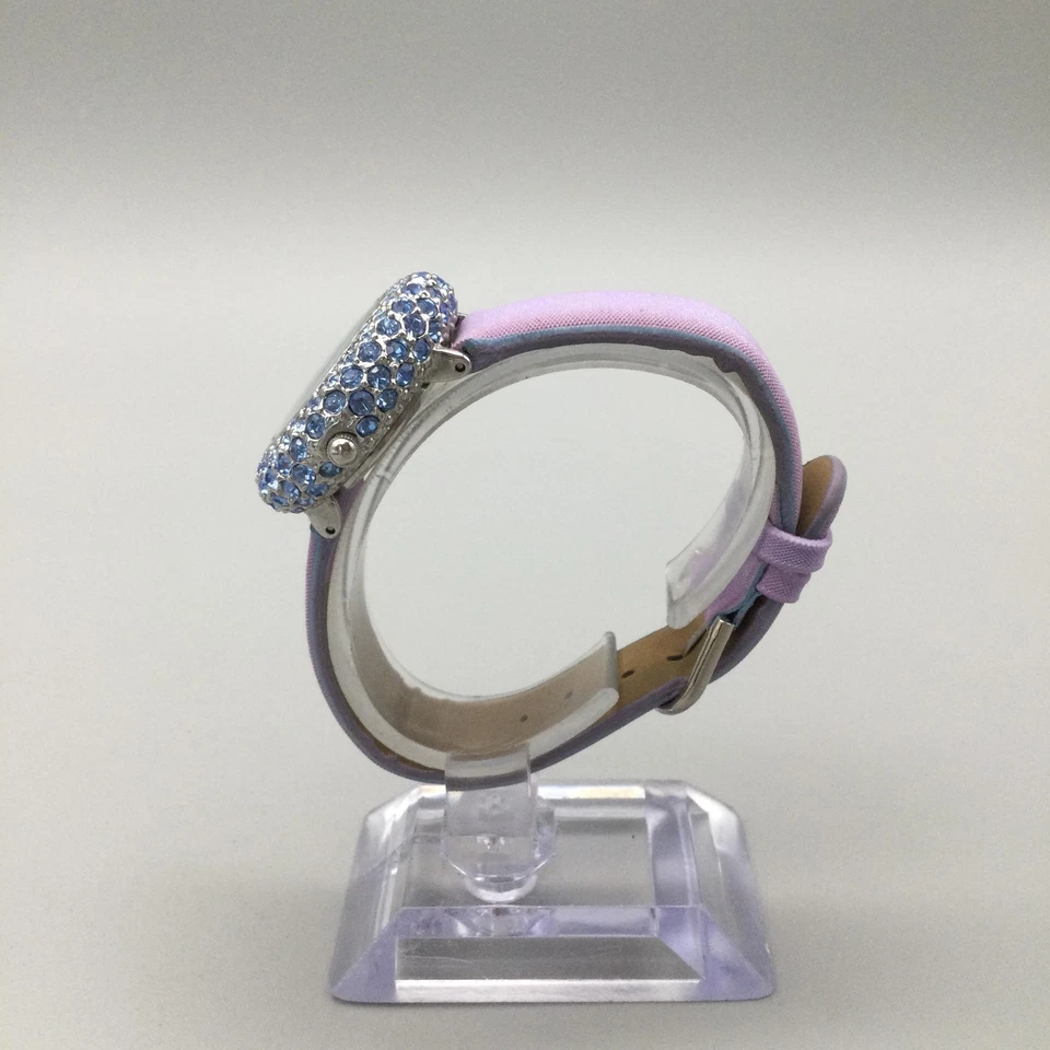 Reloj Suzanne Somers Mujer 32mm Bisel Cristales Cuadrante MOP SUZ007 Batería Nueva Foto 3 de 4