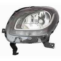Rechter Scheinwerfer Smart Forfour 2014 Base Line Parab. Schwarz MIT LED-TAG